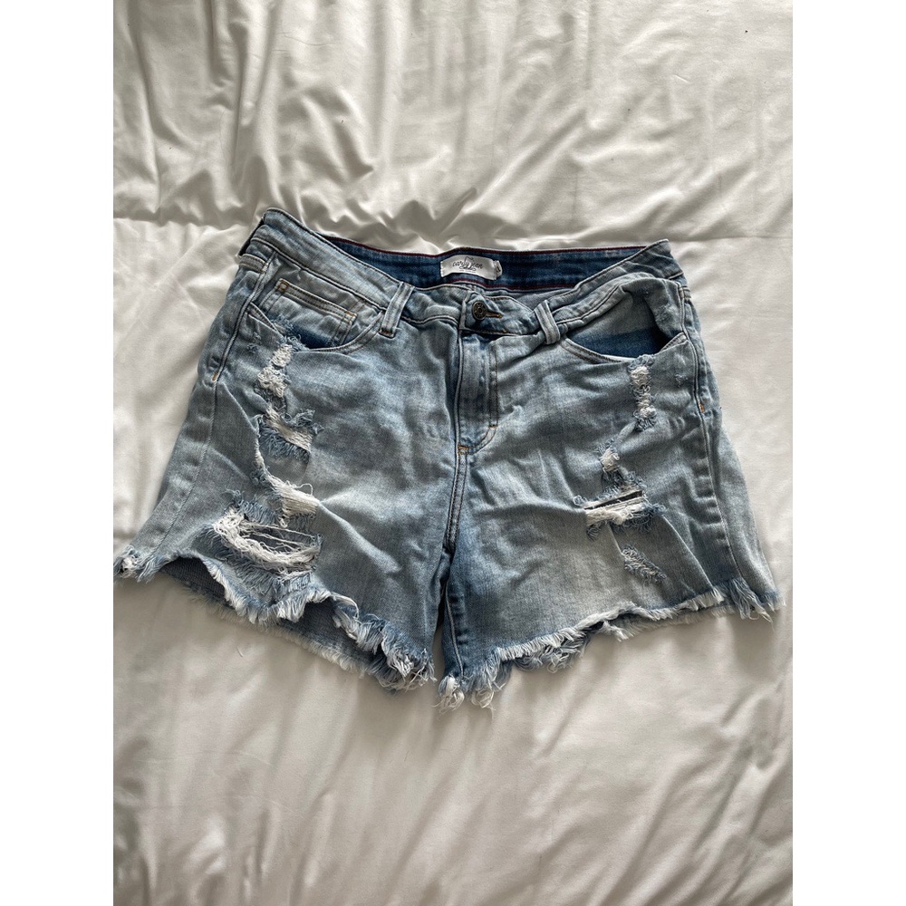 Carly Jean Los Angeles Larson Shorts, Size XL, light wash